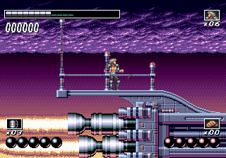 Wolfchild (SEGA CD) screenshot: And now you're back to a normal person at the start of the game. GAPING PLOT HOLE
