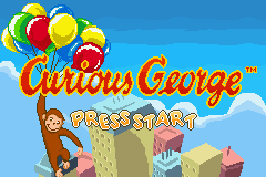 Curious George (Game Boy Advance) screenshot: Title Screen