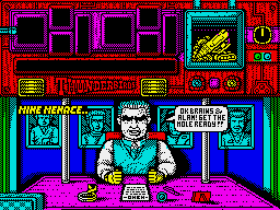 Thunderbirds (ZX Spectrum) screenshot: Mission 1 loading screen