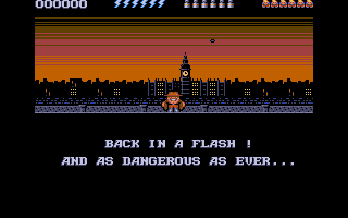 Rick Dangerous 2 (Amiga) screenshot: Watching the Hyde Park intro.
