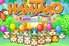 Hamtaro: Rainbow Rescue (Game Boy Advance) screenshot: Title Screen