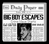 Dick Tracy (Game Boy) screenshot: Catching Big Boy is the object of the game.