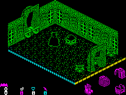 Batman (ZX Spectrum) screenshot: Another screen from early on
