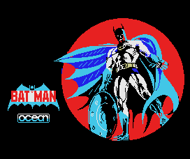 Batman (MSX) screenshot: Loading screen