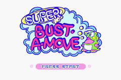 Super Bust-A-Move (Game Boy Advance) screenshot: Title Screen