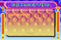 Super Bust-A-Move (Game Boy Advance) screenshot: Game Setting