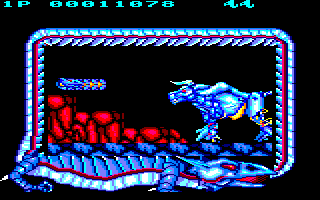 Saint Dragon (Amstrad CPC) screenshot: Boss
