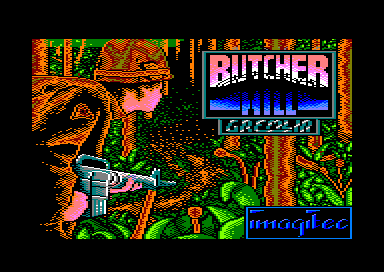 Butcher Hill (Amstrad CPC) screenshot: Title