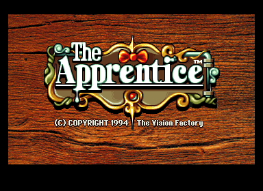 The Apprentice (CD-i) screenshot: Title screen.