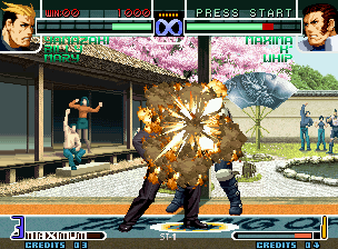 Screenshot of The King of Fighters 2002 Challenge to Ultimate