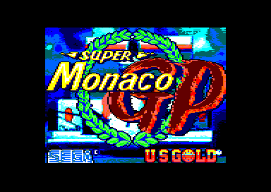 Super Monaco GP (Amstrad CPC) screenshot: Loading screen