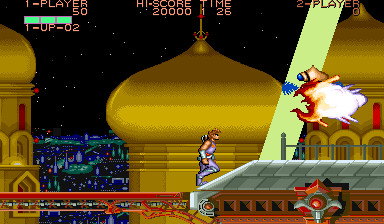 Strider (Arcade) screenshot: 1st stage