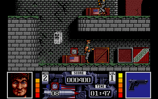 Navy Seals (Amiga) screenshot: Disarmed a bomb