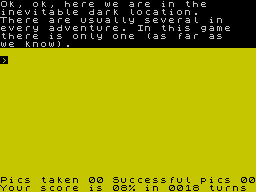 Terrormolinos (ZX Spectrum) screenshot: Lever and Jones never took their games too seriously