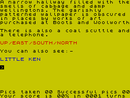 Terrormolinos (ZX Spectrum) screenshot: Not the nicest hotel then