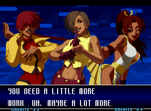 The King of Fighters 2002: Challenge to Ultimate Battle (Neo Geo) screenshot: Victory screen