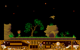 TwinWorld: Land of Vision (Atari ST) screenshot: Game start