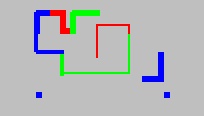 Videocart-1: Tic-Tac-Toe, Shooting Gallery, Doodle, Quadra-Doodle (Channel F) screenshot: Doodle: draw another line