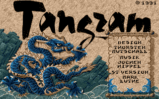 Tangram (Atari ST) screenshot: Credits