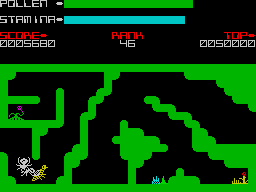 Antics (ZX Spectrum) screenshot: I hope there's an exit here