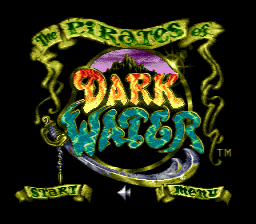The Pirates of Dark Water (Genesis) screenshot: Title screen