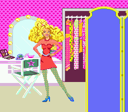 Barbie Super Model (Genesis) screenshot: Barbie, you aren't going out like that, are you?