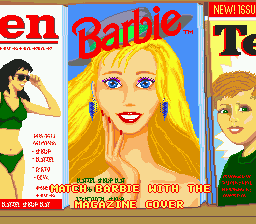 Barbie Super Model (Genesis) screenshot: Match Barbie's hair and make-up to the picture