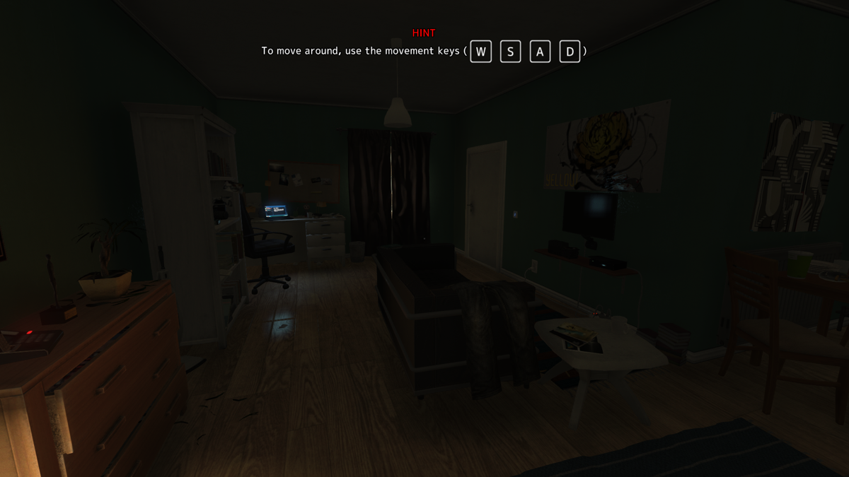 Soma (Windows) screenshot: You wake up in your apartment