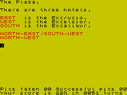 Terrormolinos (ZX Spectrum) screenshot: Pig-Spanish here