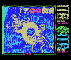 Toobin' (MSX) screenshot: Loading screen