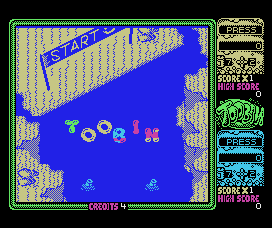 Toobin' (MSX) screenshot: Waiting for players to join