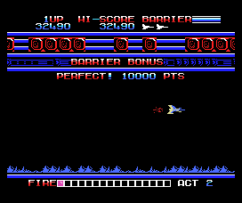 Gulkave (MSX) screenshot: A perfect run
