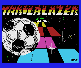 Trailblazer (MSX) screenshot: Loading screen