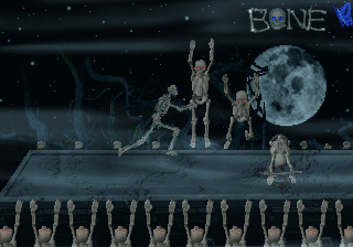 Mr. Bones (SEGA Saturn) screenshot: Most levels of Mr. Bones greatly vary from each other in gameplay.