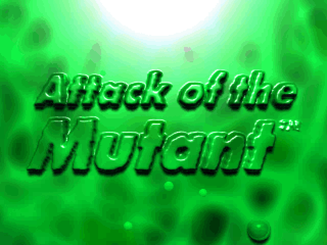 Goosebumps: Attack of the Mutant (Windows) screenshot: Title screen