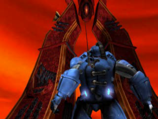 Uprising X (PlayStation) screenshot: An imperial citadel