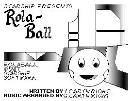 Rola-Ball (Dragon 32/64) screenshot: Second loading screen
