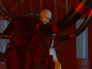 Uprising X (PlayStation) screenshot: The villain