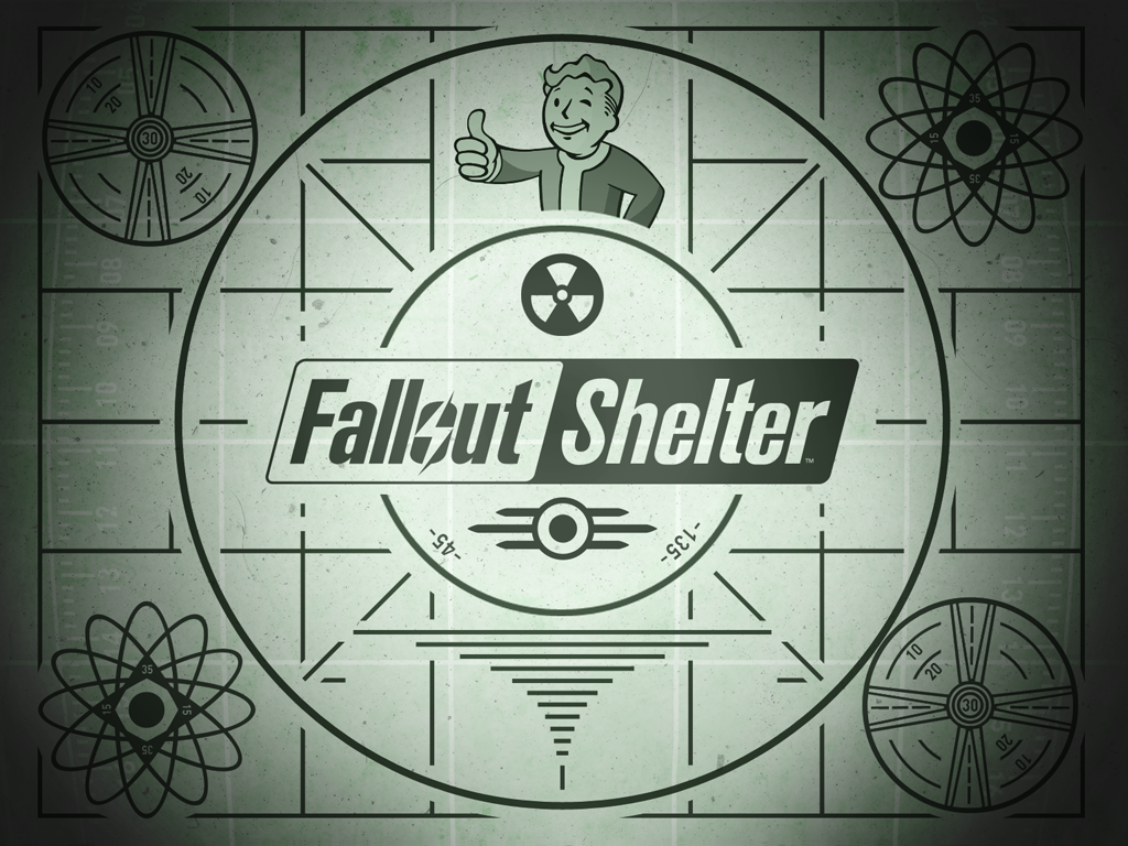 Fallout Shelter (iPad) screenshot: Initially loaded screen