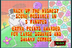 It's Mr Pants (Game Boy Advance) screenshot: How to play Marathon Mode