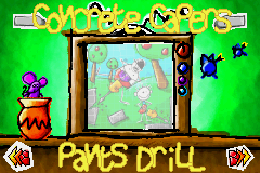 It's Mr Pants (Game Boy Advance) screenshot: Check out your 'lovely' art in the gallery