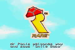 It's Mr Pants (Game Boy Advance) screenshot: Yes, there's pants on EVERYTHING