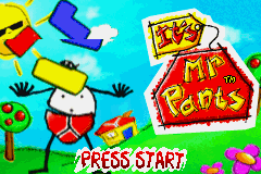 It's Mr Pants (Game Boy Advance) screenshot: Title screen