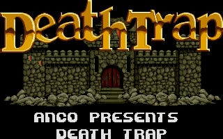 Death Trap (Atari ST) screenshot: Title Screen
