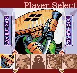 The Last Blade: Beyond the Destiny (Neo Geo Pocket Color) screenshot: Character selection.
