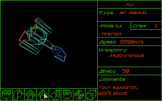 Magic Fly (Atari ST) screenshot: From another angle, which shows the damage better in this case