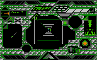 Magic Fly (Atari ST) screenshot: In cockpit view
