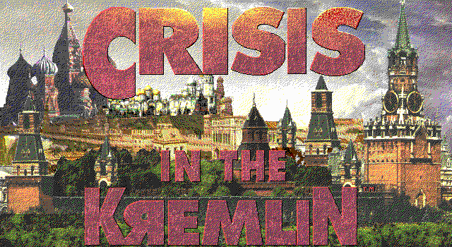 Crisis in the Kremlin (DOS) screenshot: Title screen