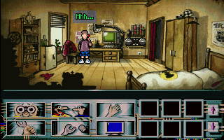 Captain Zins (DOS) screenshot: Your room