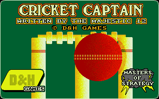 Cricket Captain (Atari ST) screenshot: This is, er, cricket?